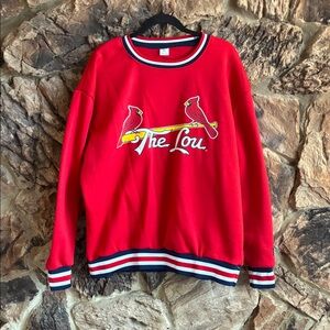 Red Men's STL Cardinals Sweatshirt
